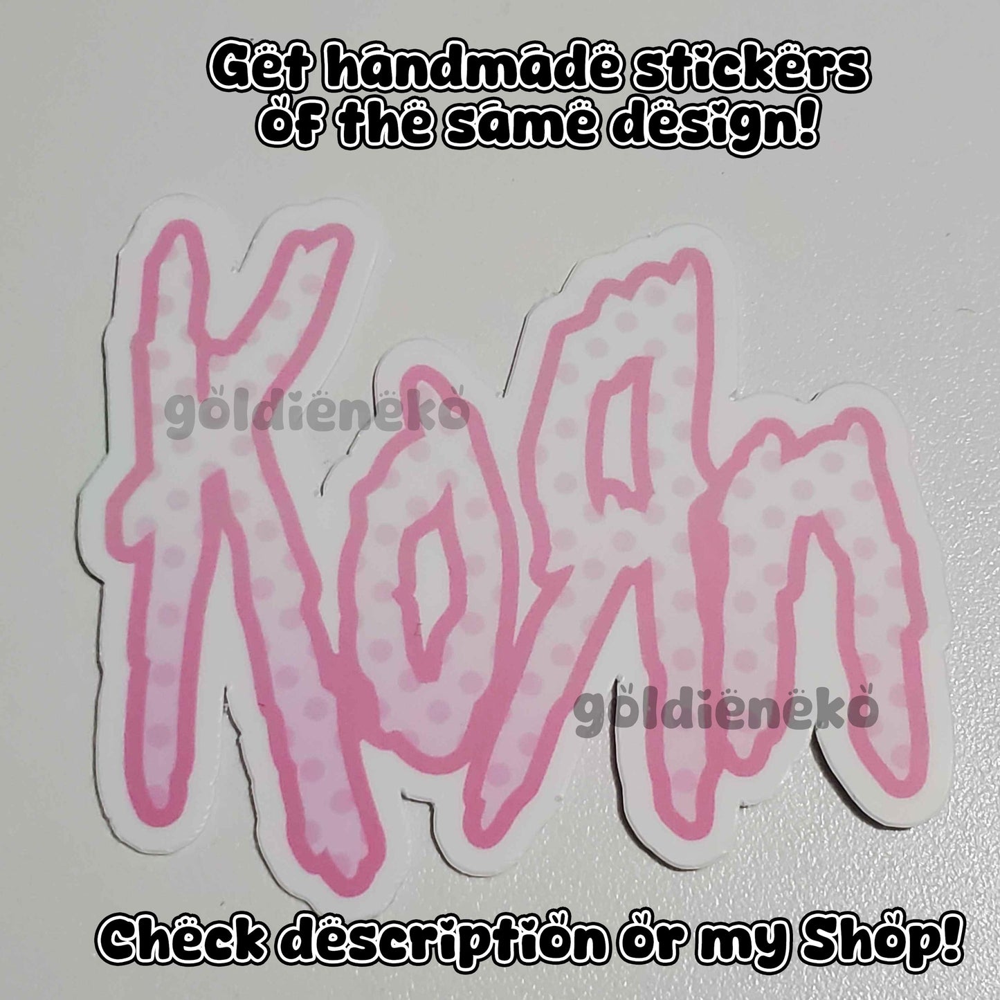 Cute Pink Korn Keychain