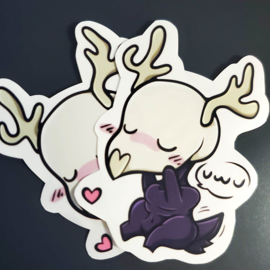 Kawaii Wendigo Cryptid Sticker uwu