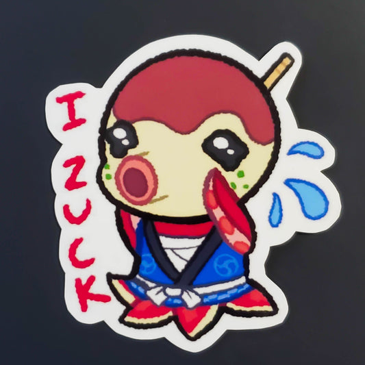 Zucker Crying Animal Crossing Sticker