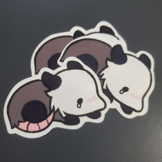 Sad Opossum Sticker