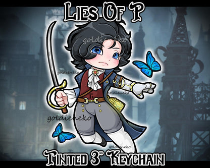 IN STOCK | Lies Of P 3" Tinted Keychain