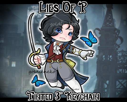 IN STOCK | Lies Of P 3" Tinted Keychain