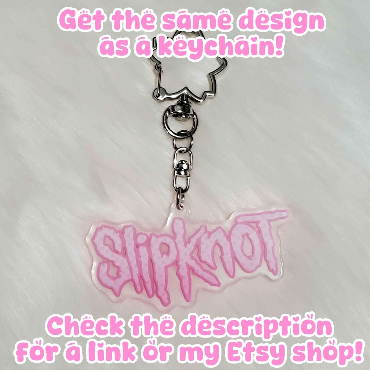 Slipknot Pink Metal Band Sticker