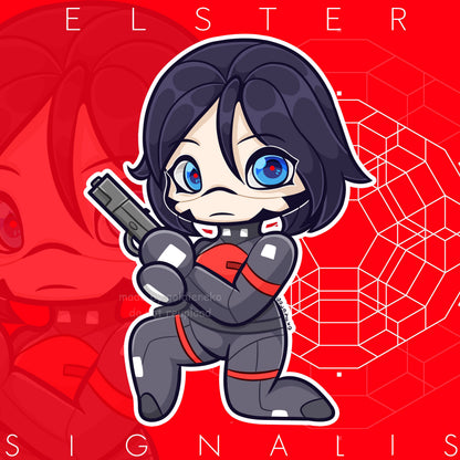 Signalis Merch Keychains Elster, Adler, Falke, Ariane