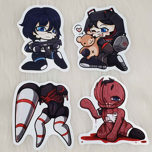 Chapter 3 Signalis Stickers | Elster, Mynah, Storch, Gore Adler