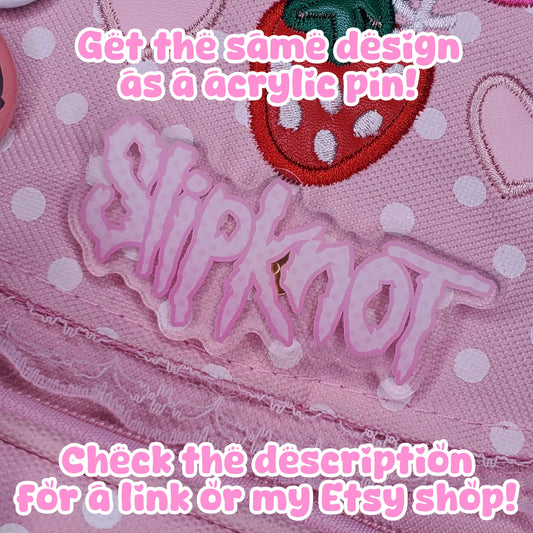 Slipknot Pink Metal Band Sticker