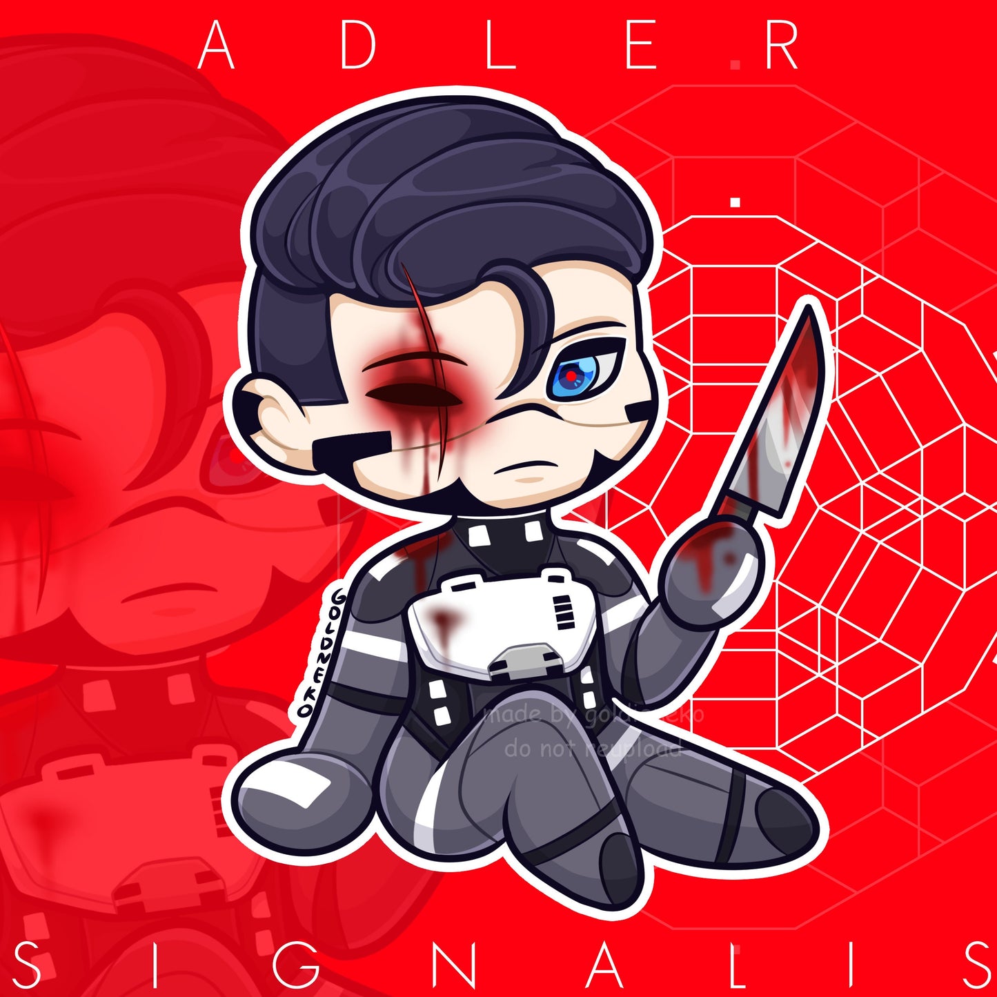 Signalis Merch Keychains Elster, Adler, Falke, Ariane
