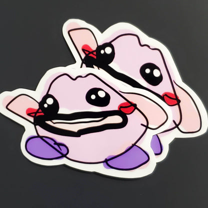 Extremely Badly Drawn Kirby Sticker